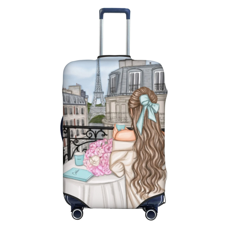 Προσωποποιημένη θήκη προστασίας αποσκευών για ταξίδια – αναπνεύσιμος ultra‑ελαφρύς πολυεστέρας, μοτίβο anime, στυλ Casual Travel