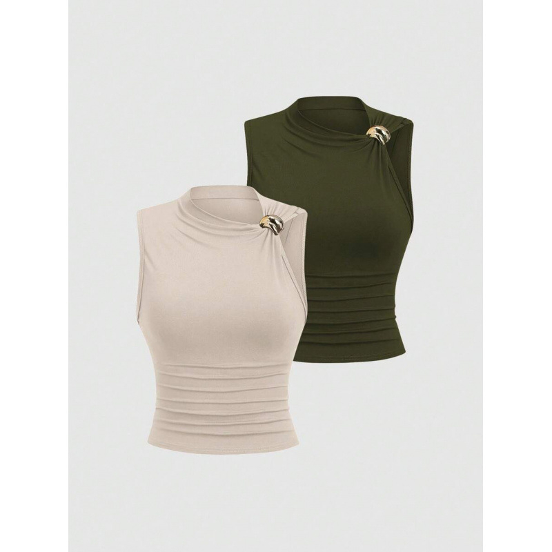 Риза Slim Fit, тъкан памук-лен, винилоново влакно, лято 2023, лек бизнес стил