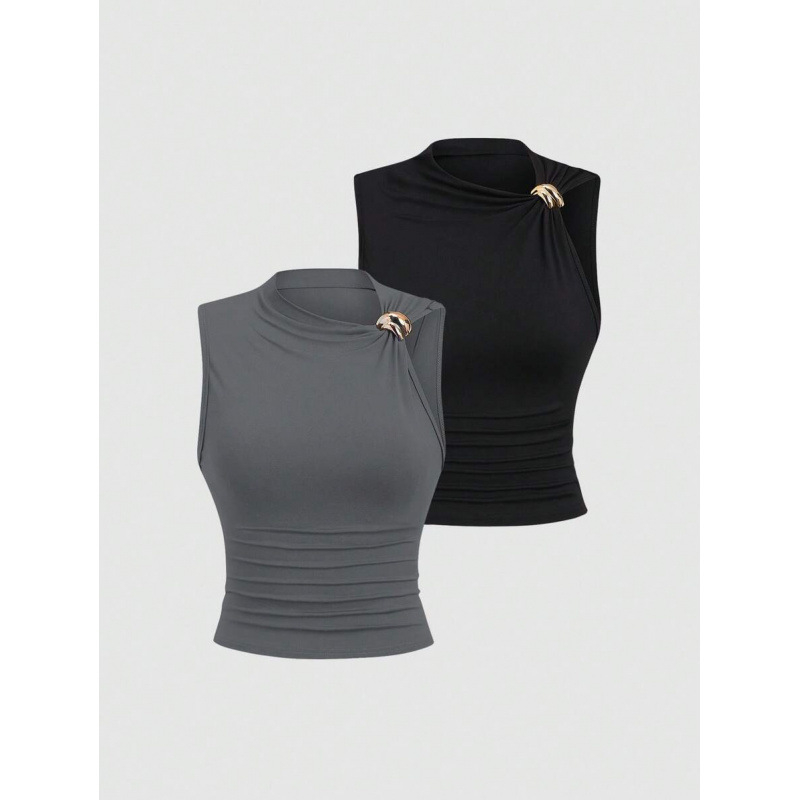 Риза Slim Fit, тъкан памук-лен, винилоново влакно, лято 2023, лек бизнес стил