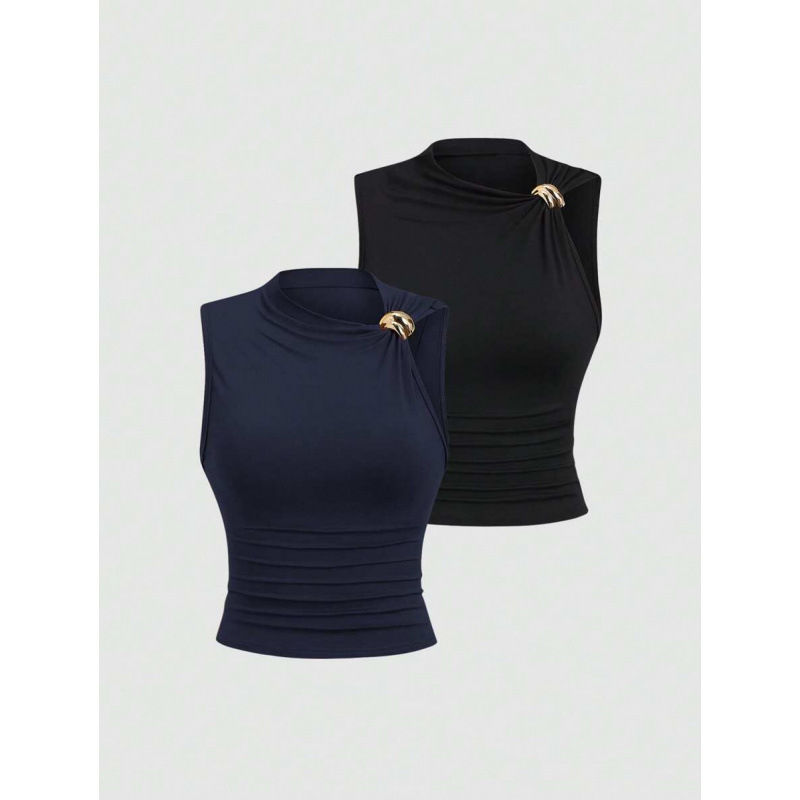 Риза Slim Fit, тъкан памук-лен, винилоново влакно, лято 2023, лек бизнес стил