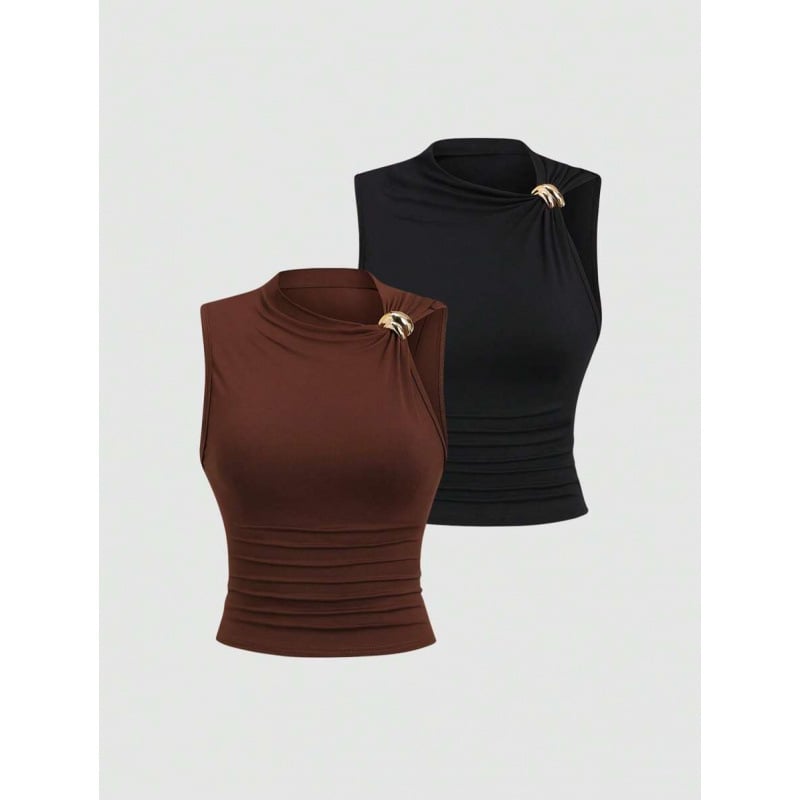 Риза Slim Fit, тъкан памук-лен, винилоново влакно, лято 2023, лек бизнес стил