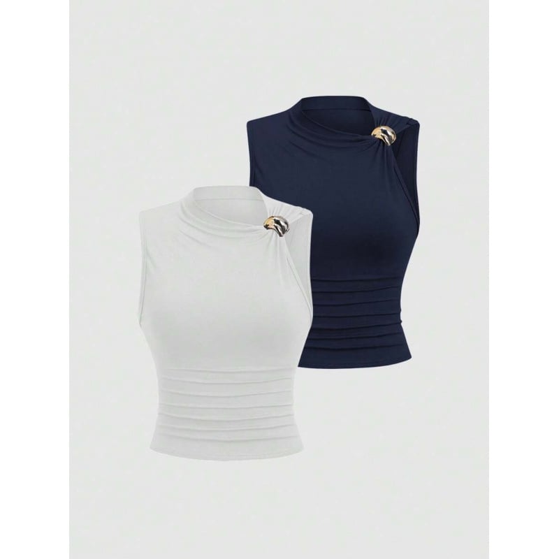 Риза Slim Fit, тъкан памук-лен, винилоново влакно, лято 2023, лек бизнес стил