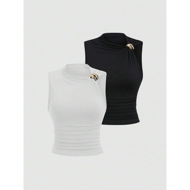 Риза Slim Fit, тъкан памук-лен, винилоново влакно, лято 2023, лек бизнес стил