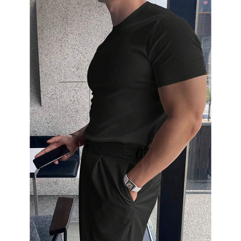 Μπλουζάκι Batwing, με γιακά τύπου πουκάμισου, chenille ύφασμα, Vinylon κύρια ίνα, διακόσμηση με λουλούδι