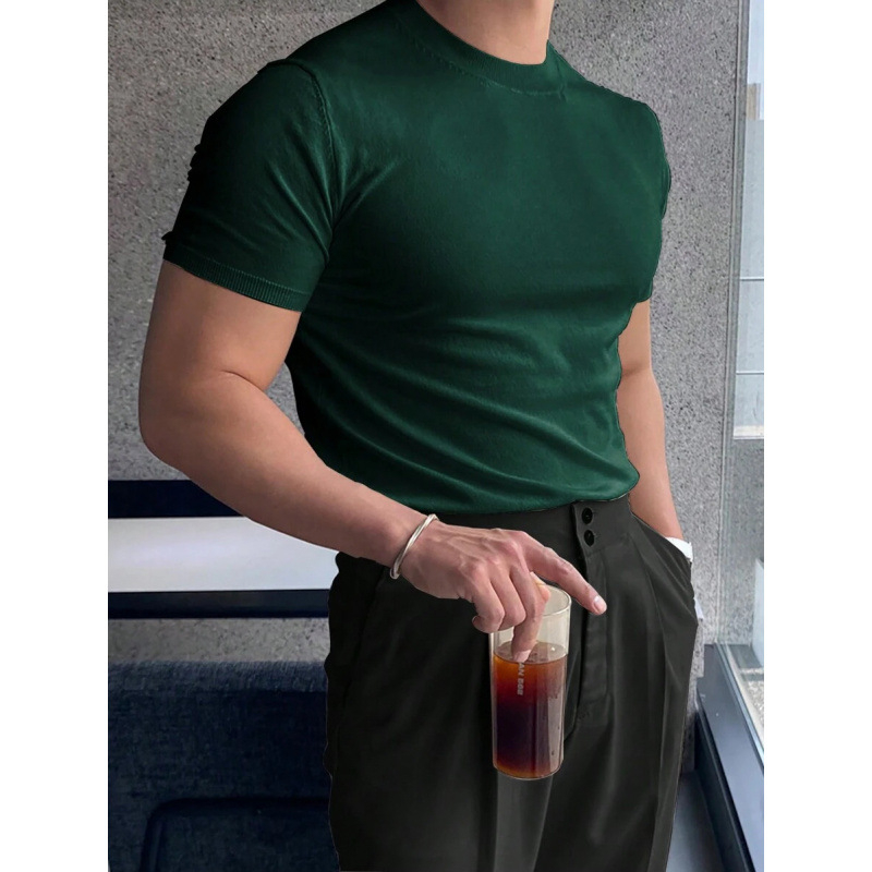 Μπλουζάκι Batwing, με γιακά τύπου πουκάμισου, chenille ύφασμα, Vinylon κύρια ίνα, διακόσμηση με λουλούδι