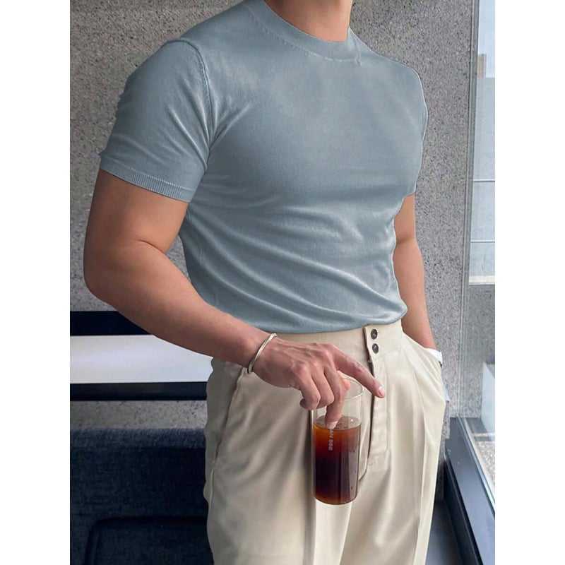 Μπλουζάκι Batwing, με γιακά τύπου πουκάμισου, chenille ύφασμα, Vinylon κύρια ίνα, διακόσμηση με λουλούδι