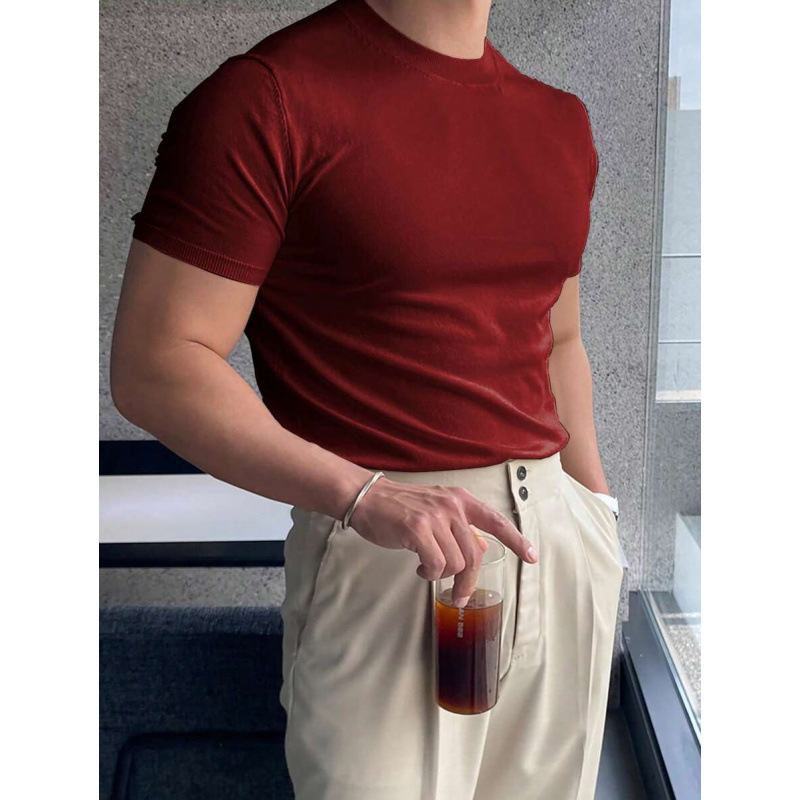 Μπλουζάκι Batwing, με γιακά τύπου πουκάμισου, chenille ύφασμα, Vinylon κύρια ίνα, διακόσμηση με λουλούδι