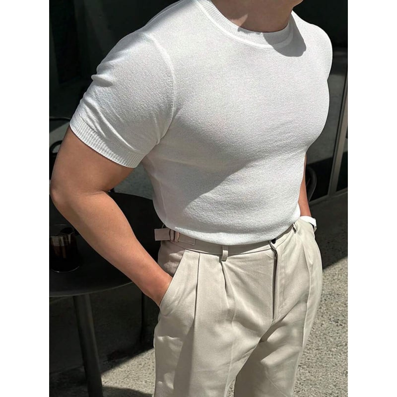 Μπλουζάκι Batwing, με γιακά τύπου πουκάμισου, chenille ύφασμα, Vinylon κύρια ίνα, διακόσμηση με λουλούδι