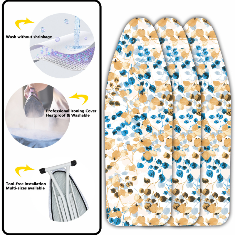 Κάλυμμα σιδερώματος | ελαστική εφαρμογή, ψηφιακή εκτύπωση, ύφασμα πλεκτός πολυεστέρας, μοντέρνο μινιμαλιστικό στυλ
