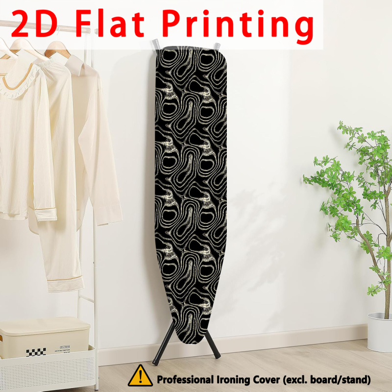 Κάλυμμα σιδερώματος | ελαστική εφαρμογή, ψηφιακή εκτύπωση, ύφασμα πλεκτός πολυεστέρας, μοντέρνο μινιμαλιστικό στυλ