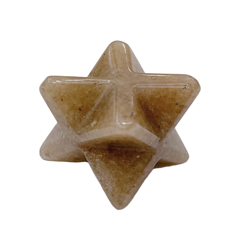 Κρυστάλλινο κολιέ-φυλαχτό Merkaba Αστέρι του Δαβίδ, λεία επιφάνεια, τοτέμ μοτίβο, στυλ φρέσκο και γλυκό, μάρκα Shenglong