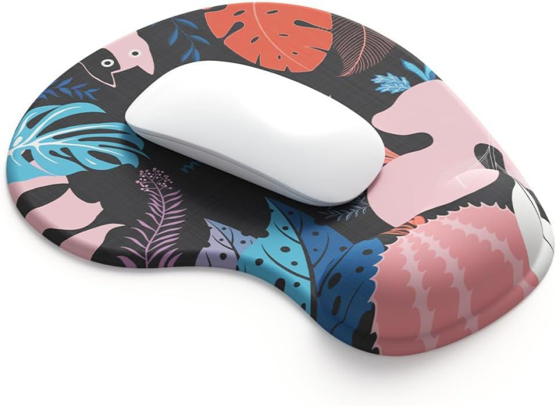 Radna podloga za miš s podrškom za zglob – prirodna guma, prijenos topline, anime uzorak, logo moguć, OEM/po mjeri