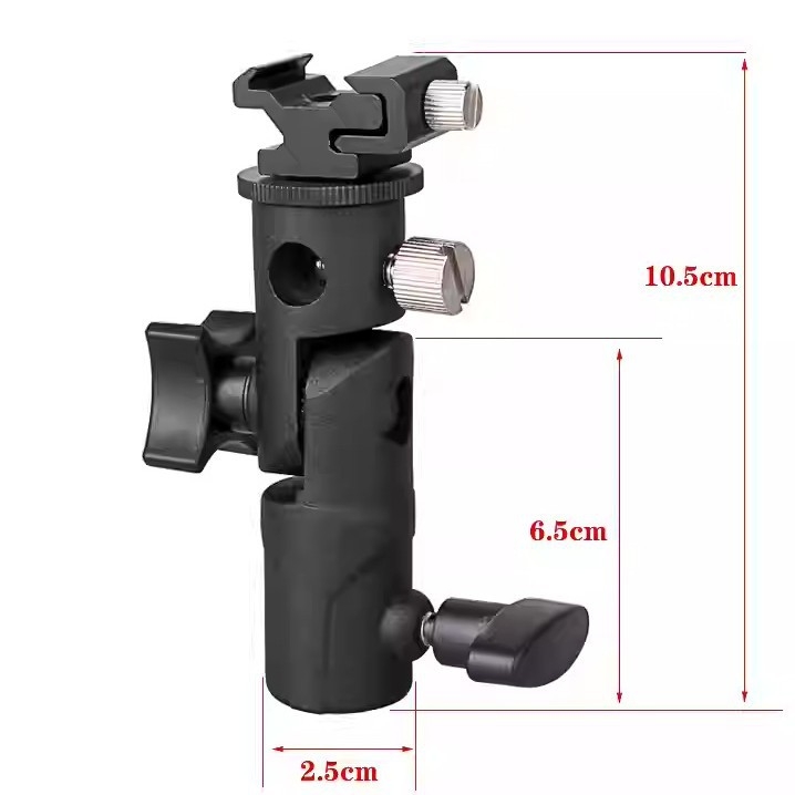 Držač lampe tipa E, metalni držač bljeskalice, nosač svjetla za fotografsku opremu