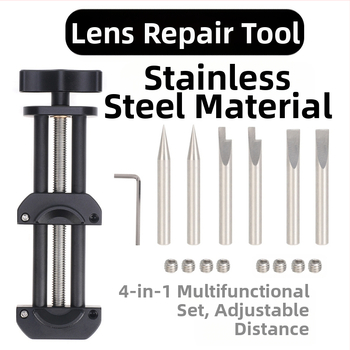 Alat za popravak filtra objektiva – aluminijska legura, navojno usta za deformaciju, precizni alati za korekciju