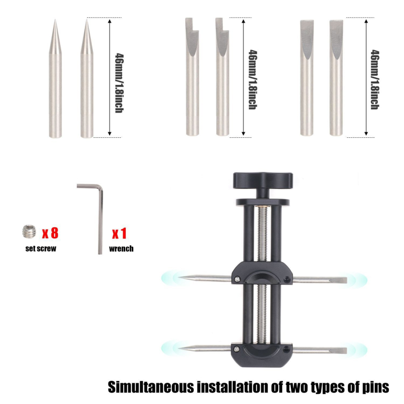 Alat za popravak filtra objektiva – aluminijska legura, navojno usta za deformaciju, precizni alati za korekciju