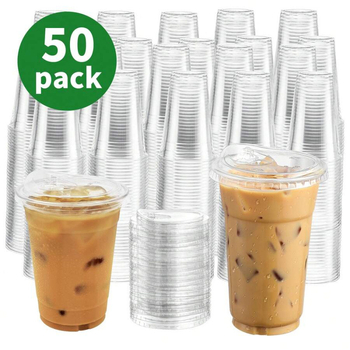 Egyszer használatos poharak hideg italokhoz fedéllel – Modell SH128911824, Nem importált, Kizárólagos határokon átívelő export