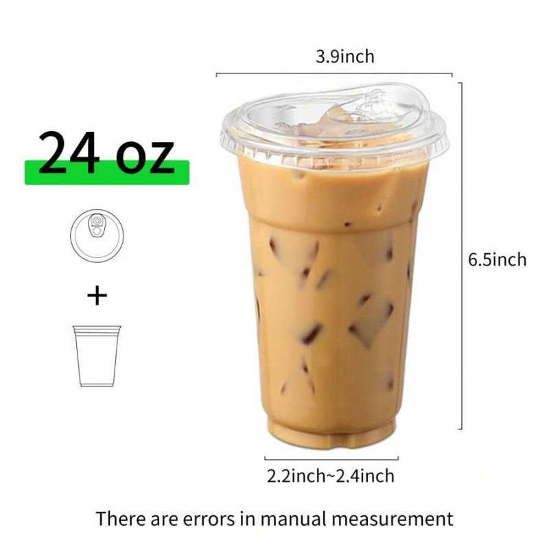 Egyszer használatos poharak hideg italokhoz fedéllel – Modell SH128911824, Nem importált, Kizárólagos határokon átívelő export