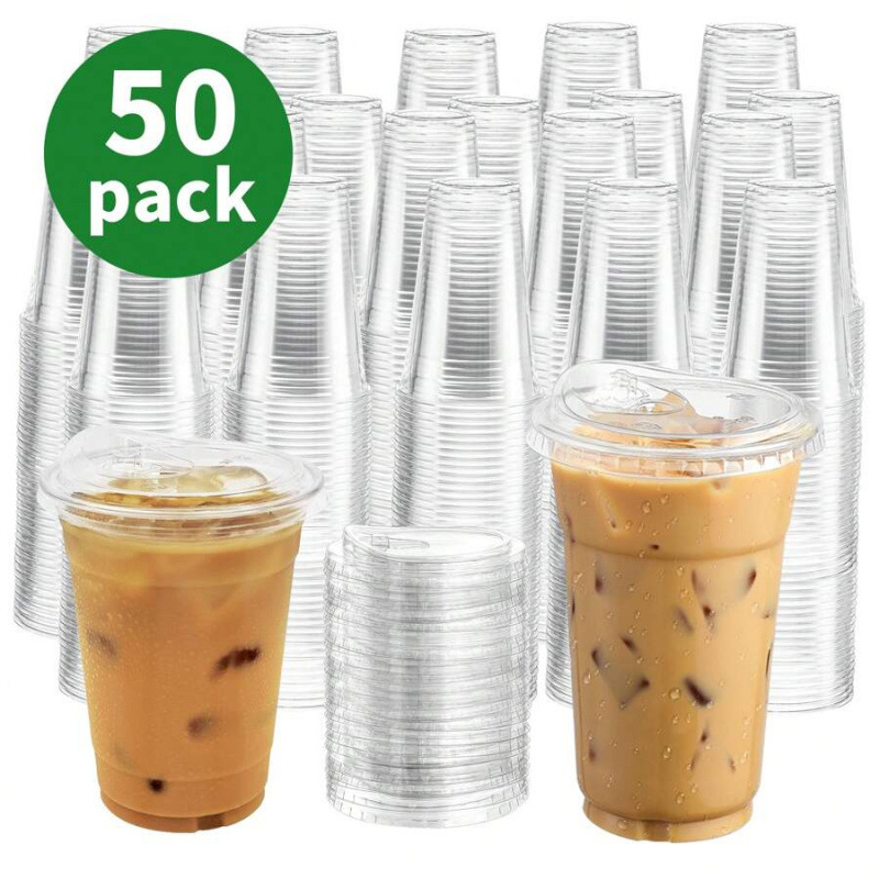 Egyszer használatos poharak hideg italokhoz fedéllel – Modell SH128911824, Nem importált, Kizárólagos határokon átívelő export