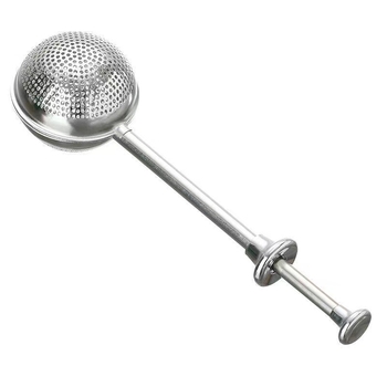 Φίλτρο τσαγιού από ανοξείδωτο χάλυβα - Misty frost - Τηλεσκοπική μπάλα τσαγιού με μεγάλες και μικρές οπές - Απλό στυλ
