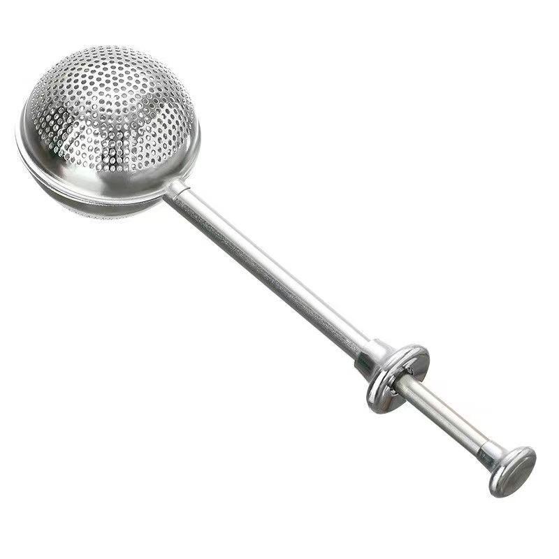 Filter za čaj od nehrđajućeg čelika - Misty frost - Teleskopska kugla za čaj s velikim i malim otvorima - Jednostavan stil