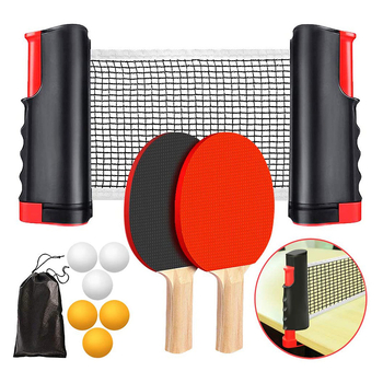 Pārvietojama izstiepjamā tīkla rāmis galda tenisa – PVC, BALLSNET, 0,4 kg, galda tenisa rāmis