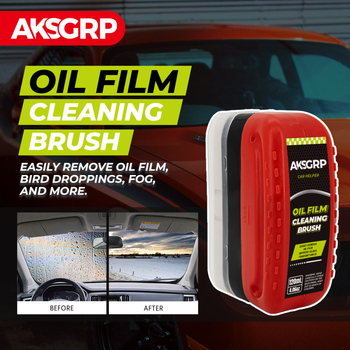 AKSGRP Četkica za uklanjanje masnog filma sa stakla, bazirana na silicijevom dioksidu, rok trajanja 3 godine