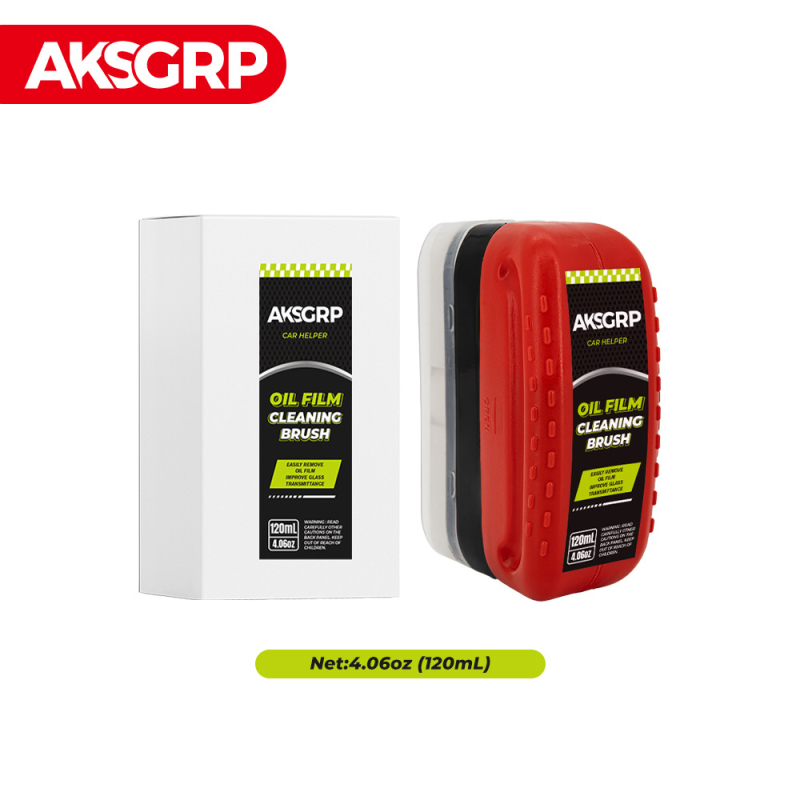 AKSGRP Četkica za uklanjanje masnog filma sa stakla, bazirana na silicijevom dioksidu, rok trajanja 3 godine