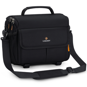 Kameros krepšys Urban Minimalist stilius, Oxford audinys, užtrauktukas atidarymas, vidinė struktūra: telefono kišenė ir kišenė su užtrauktuku, išorinė 3D kišenė