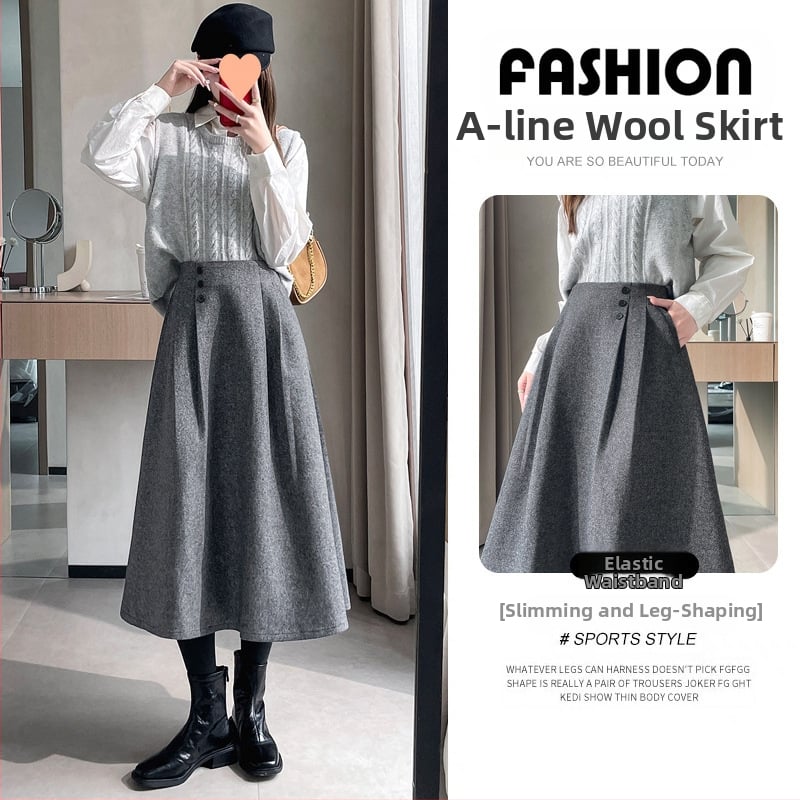 Fustă bodycon – lungime medie, model solid, stil urban elegant, elasticitate ridicată