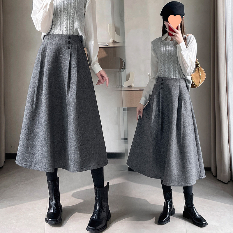 Fustă bodycon – lungime medie, model solid, stil urban elegant, elasticitate ridicată