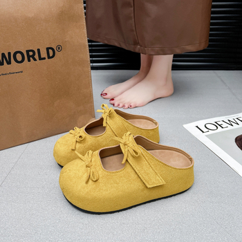 Pantofi femei Mary Jane franțuzești retro, vârf rotund, partea superioară PU mată, talpă groasă, design slip-on, toc mic 1–3 cm