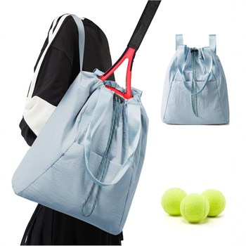 Geantă tenis și badminton cu șnur – rucsac fitness, material Oxford, OEM brand, utilizare multisport