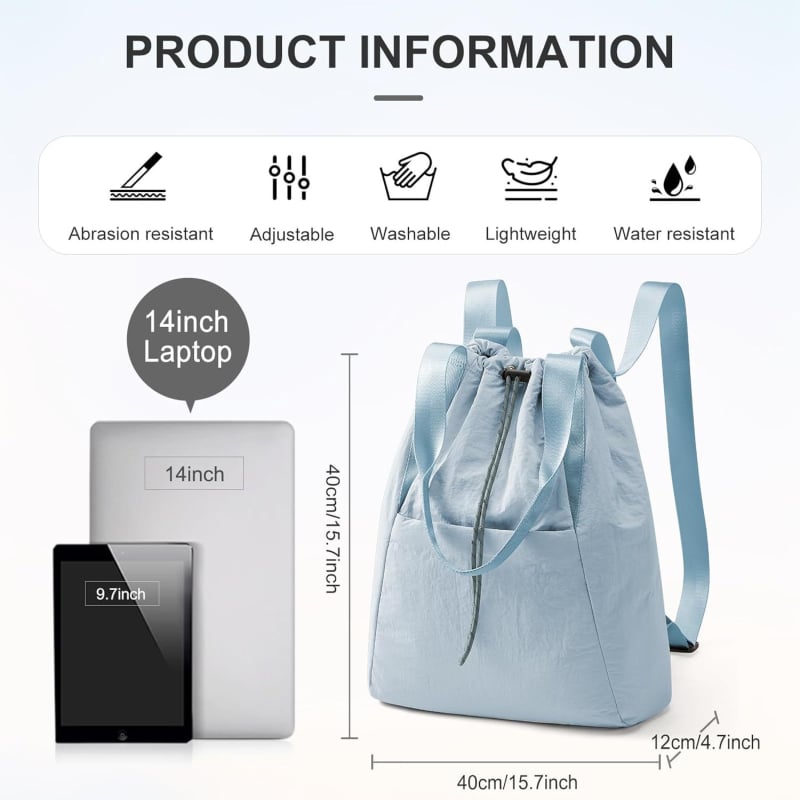 Geantă tenis și badminton cu șnur – rucsac fitness, material Oxford, OEM brand, utilizare multisport