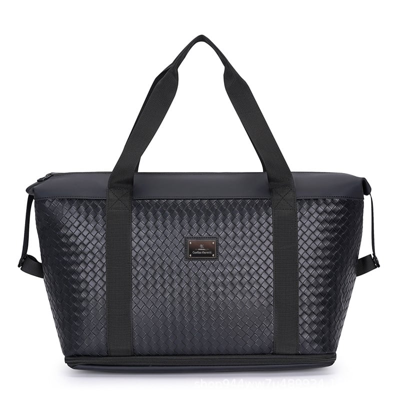 Geantă de călătorie cu capacitate mare, pliabilă, impermeabilă PU, unisex