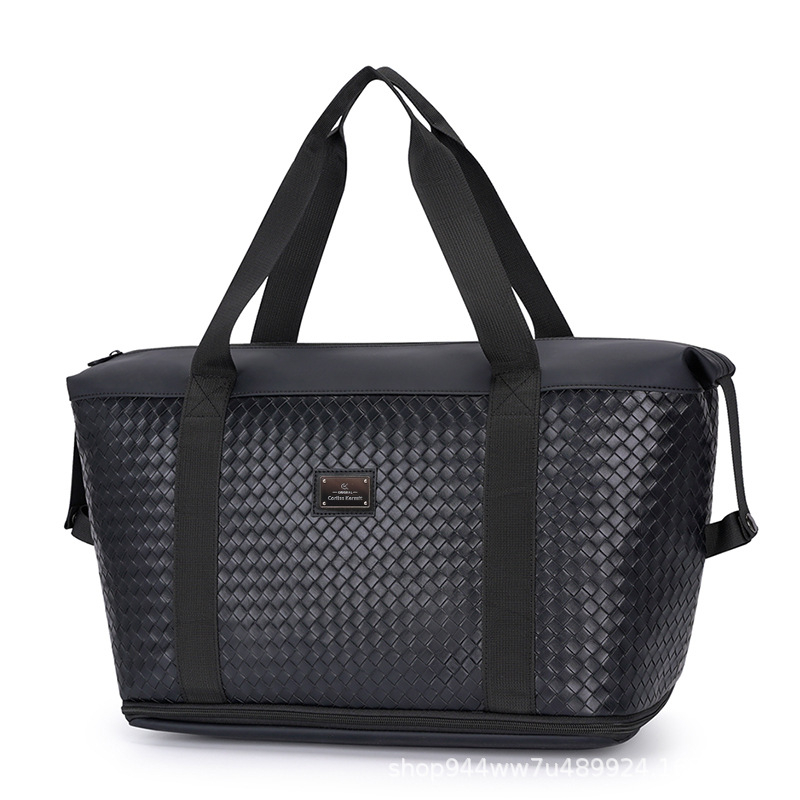 Geantă de călătorie cu capacitate mare, pliabilă, impermeabilă PU, unisex