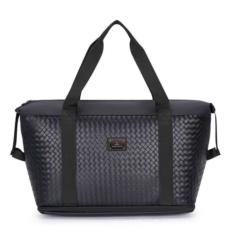 Geantă de călătorie cu capacitate mare, pliabilă, impermeabilă PU, unisex