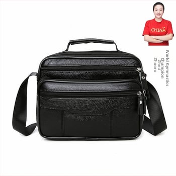 Geantă de umăr pentru bărbați din piele naturală – piele de înaltă calitate, stil urban minimalist, capacitate mare, respirabilă și impermeabilă