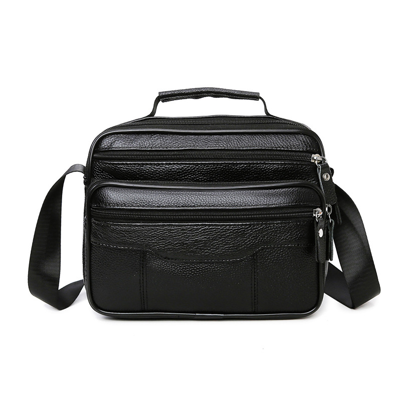 Geantă de umăr pentru bărbați din piele naturală – piele de înaltă calitate, stil urban minimalist, capacitate mare, respirabilă și impermeabilă
