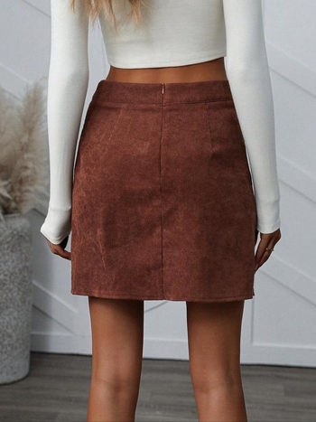 Φούστα – Corduroy ύφασμα (λίνο); Κωδικός προϊόντος zk1731316975939260748; Εξαγωγή διασυνοριακή