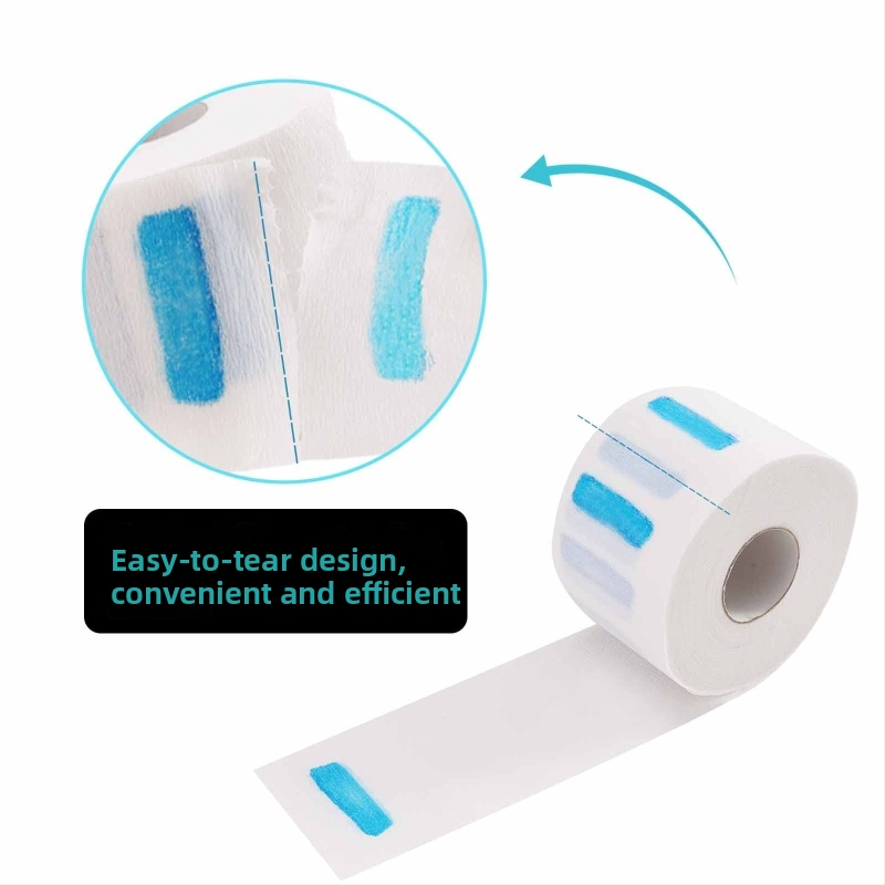 Jednorazový papier na ochranu krku pri strihaní vlasov – materiál: papier; pôvod: Guangzhou; výhradný cezhraničný export; vhodný pre všeobecnú populáciu