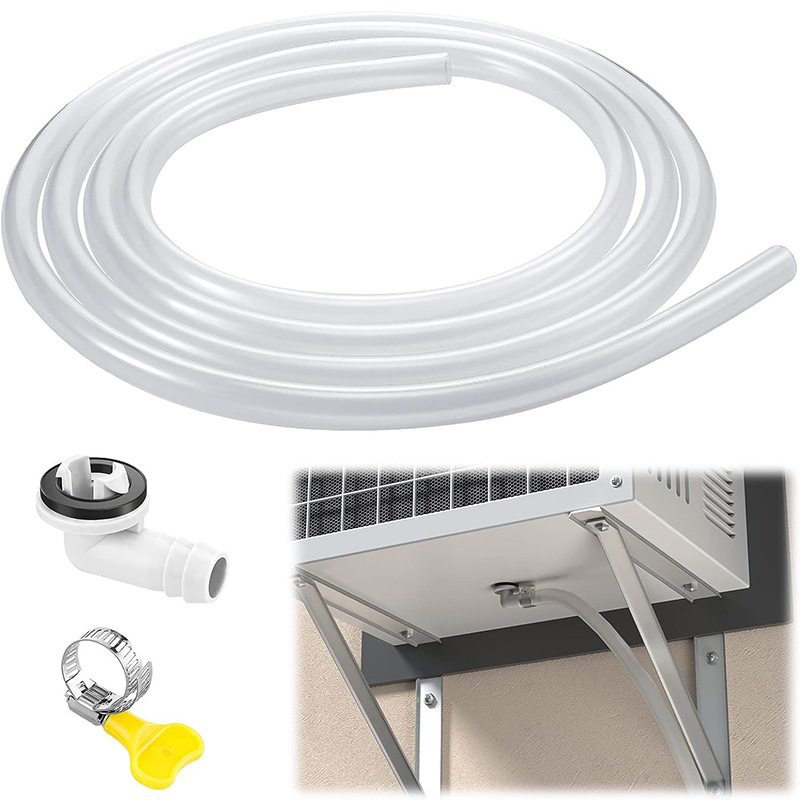 Gaisa kondicioniera izplūdes šļūtenes komplekts un ārējās vienības drenāžas cauruļu komplekts - viegla uzstādīšana, saderīgs ar Midea