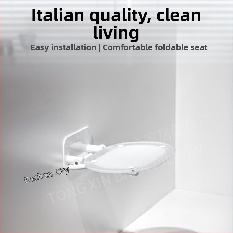 Tuš-sjedalo s bazom od 304 nehrđajućeg čelika i akrilne ploče – vodootporno, otporno na koroziju, visoka nosivost