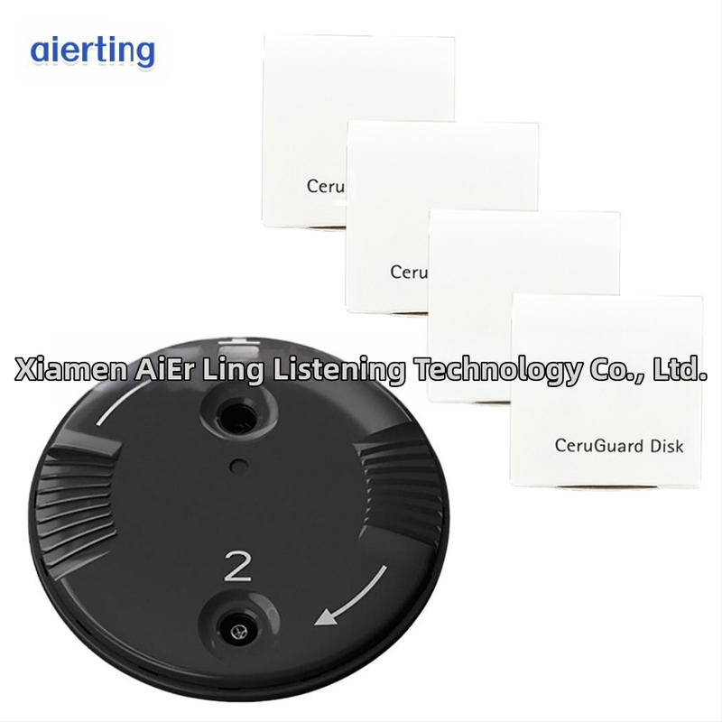 Ausų aparato priedas – disko filtras dulkių apsaugai su tinkliniu gaubteliu; Prekės ženklas: aierting; Medžiaga: ABS; Kilmė: Xiamen; Logotipas: spausdintas nėra