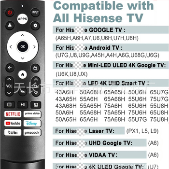 Τηλεχειριστήριο ERF3M90H για HISEN έκδοση υπέρυθρη – εμβέλεια 8–12 μ., συμβατό με τηλεόραση, QIYIGUO
