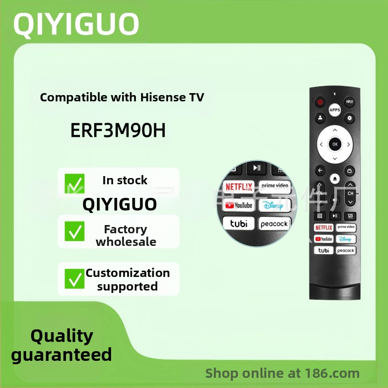 Daljinsko upravljanje ERF3M90H za HISEN infracrvenu verziju – doseg 8–12 m, kompatibilno s TV-om, marke QIYIGUO