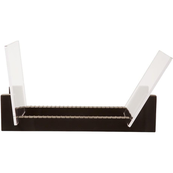 Medinė vinilo plokštelių laikymo lentyna – nešiojama, vieno lygio, svetainei