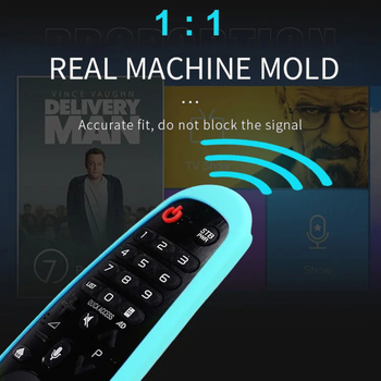 LG θήκη σιλικόνης για τηλεχειριστήρια — σχέδιο πλήρους ανοίγματος, συμβατή με AN-MR20/19, MR600, εμβέλεια 10 μέτρα