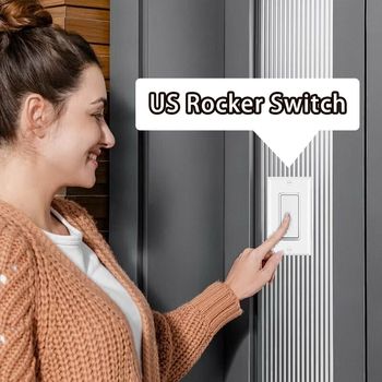 Fahint διακόπτης τοίχου rocker με UL πιστοποίηση, μονό- και διπλού ελέγχου, μοντέλα Ds15, Ds15.3 και T15.