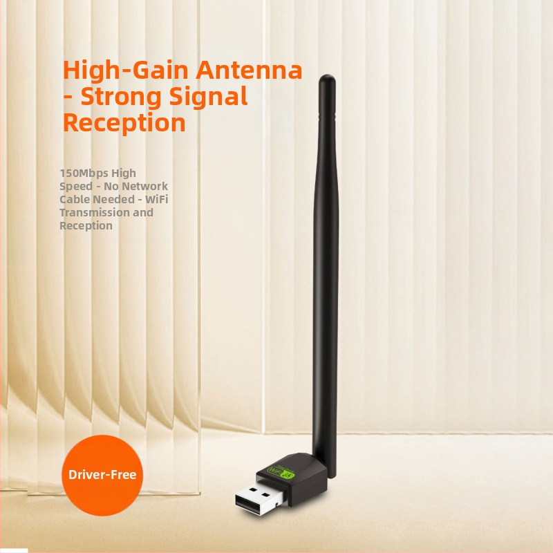 Vezeték nélküli USB hálózati kártya külső antennával, 150 Mbps, 802.11n, 2,4 GHz, Modell RE-1517