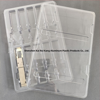 QSFP optični modul — blister kutija za 10 komada (Kod proizvoda: Qsfp10; Materijal: PET; Debljina stijenke: 0.7; Unutarnji Ø: 19; Vanjski Ø: 128)